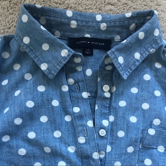 Tommy Hilfiger denim, polka dot top - Picture 2 of 4